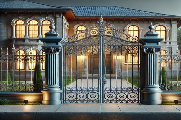 wrought iron gates